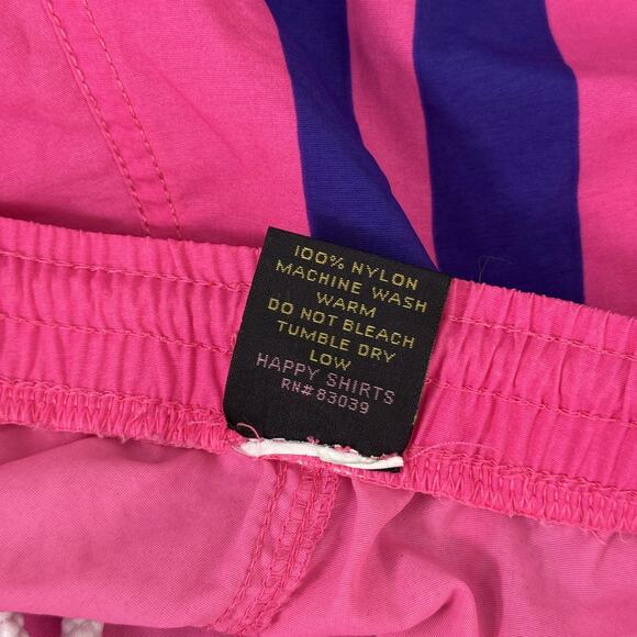 Vintage Gecko Hawaii Shorts Mens Medium Swim Trunks Surf Neon Graphic Lizard 90s - Picture 7 of 11